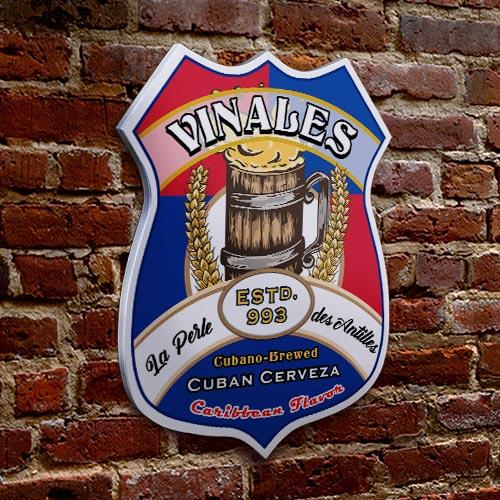 CUSTOMIZABLE Wood Shield Plaque - Heritage Beer Tavern Sign - Many Options Available - Two Sizes - Image 7