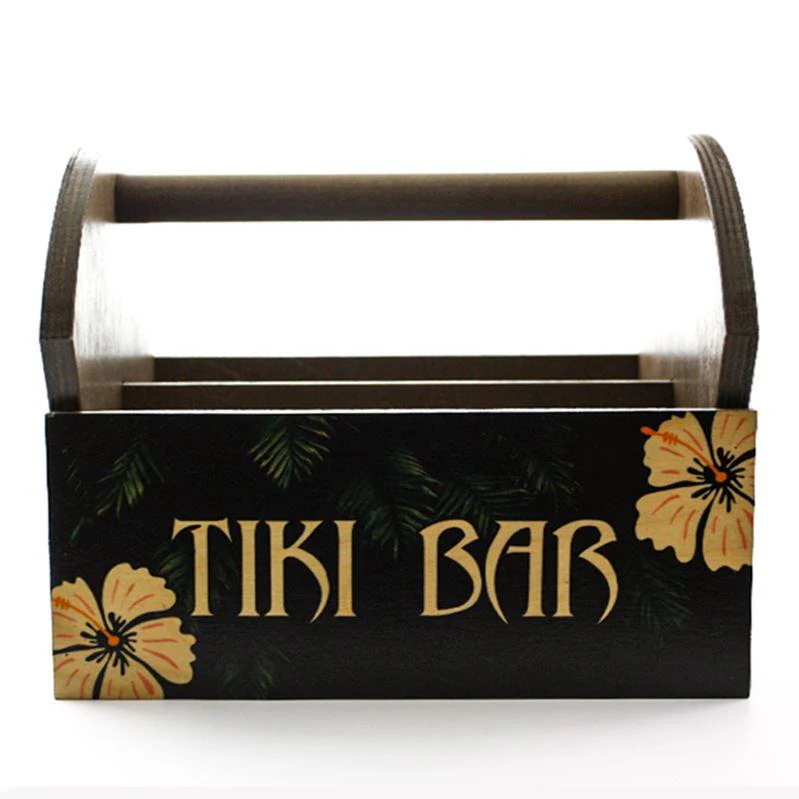 CUSTOMIZABLE WOODEN CONDIMENT HOLDER - TIKI BAR - Image 5
