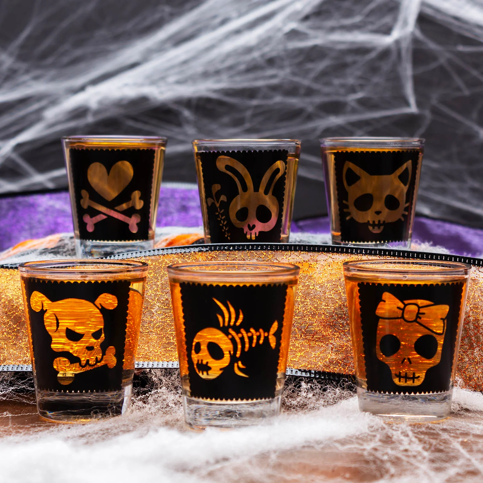 Cutesy Skulls 1.5oz Shot Glasses - Image 2