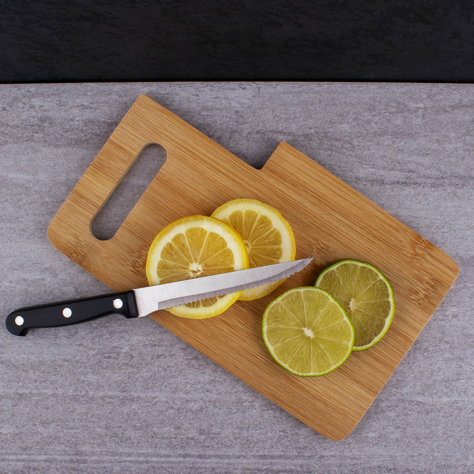 Cutting Board With Built-in Knife - Bamboo - Image 2