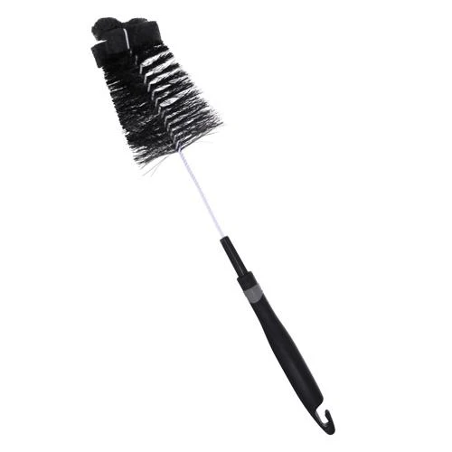 Decanter Cleaning Brush with soft polyester bristles and foam tip - Image 5