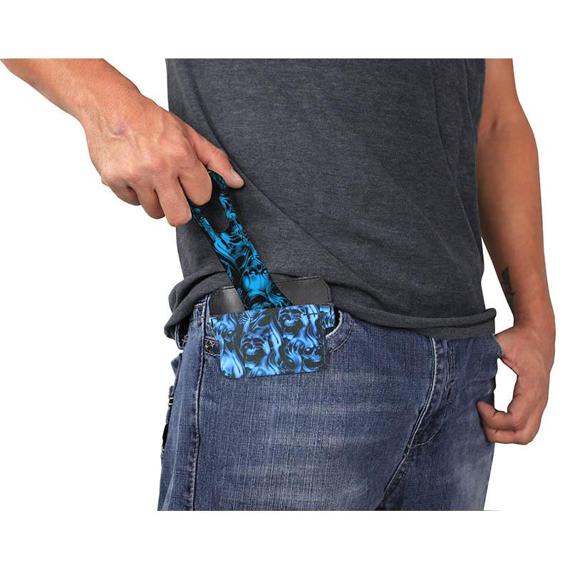 DekoPokit™ - Bottle Opener Back Pocket Protector - Paisley Skull - Image 3