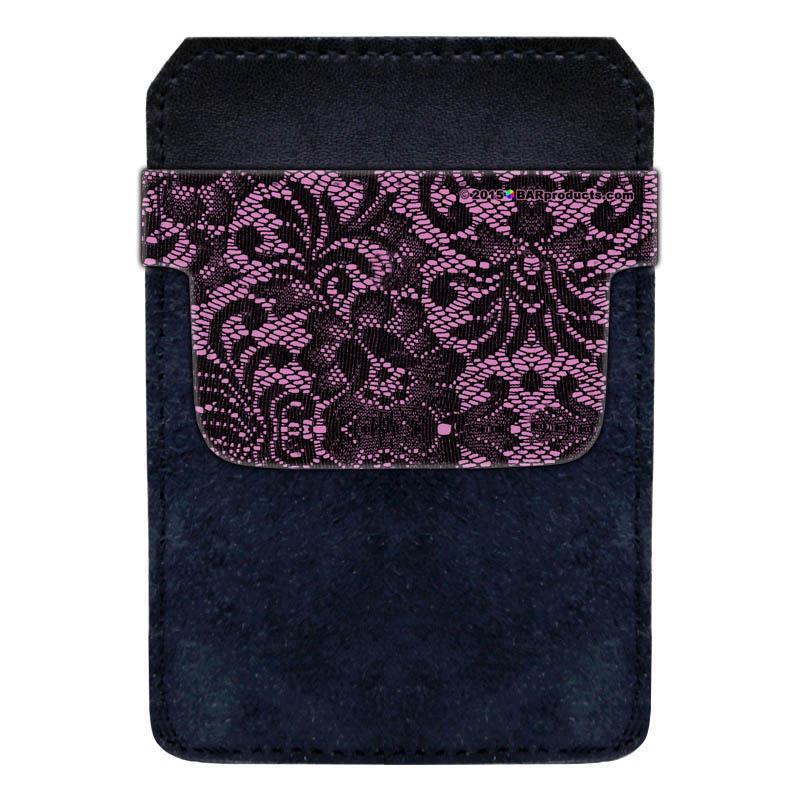 DekoPokit™ - Bottle Opener Back Pocket Protector - Pink and Black Lace
