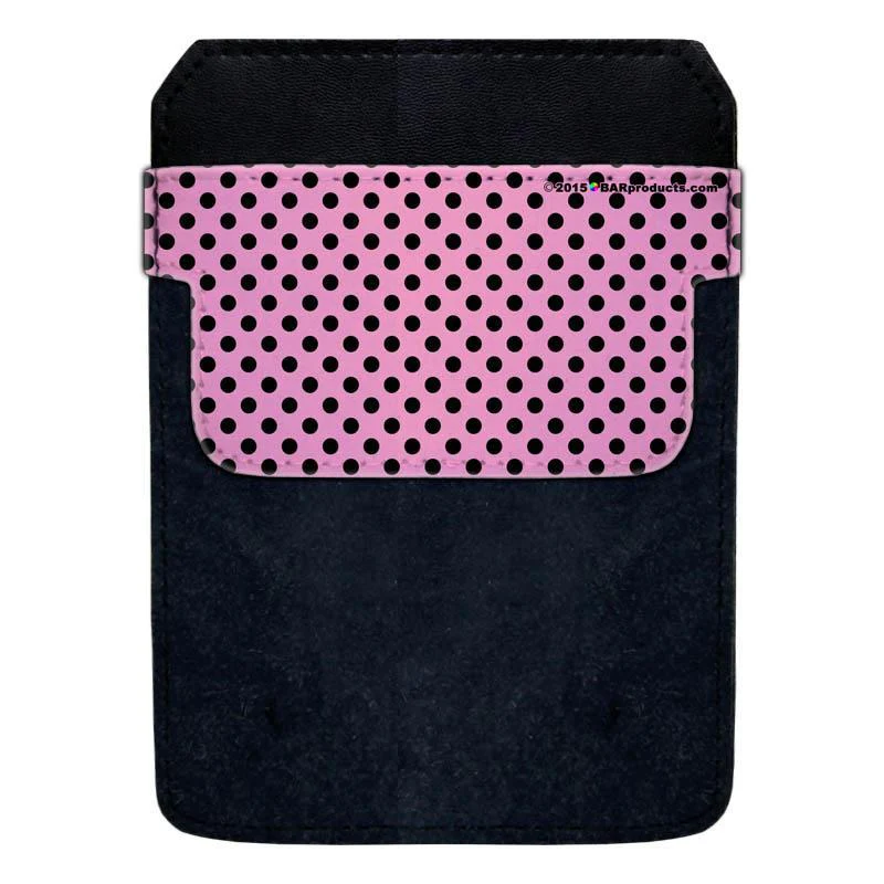 DekoPokit™ - Bottle Opener Back Pocket Protector - Pink and Black Polka Dots - Image 12