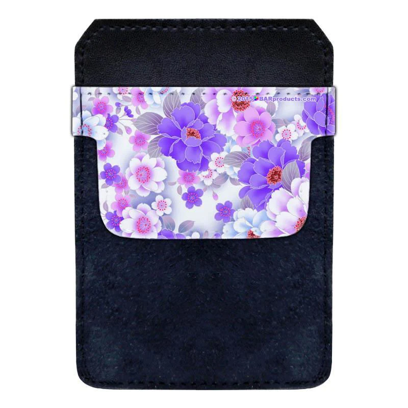 DekoPokit™ - Bottle Opener Back Pocket Protector - Purple and Pink Floral