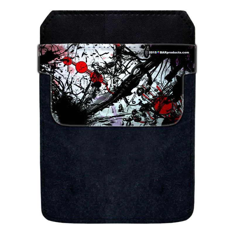 DekoPokit™ - Bottle Opener Back Pocket Protector - Red and Black Splatter - Image 12
