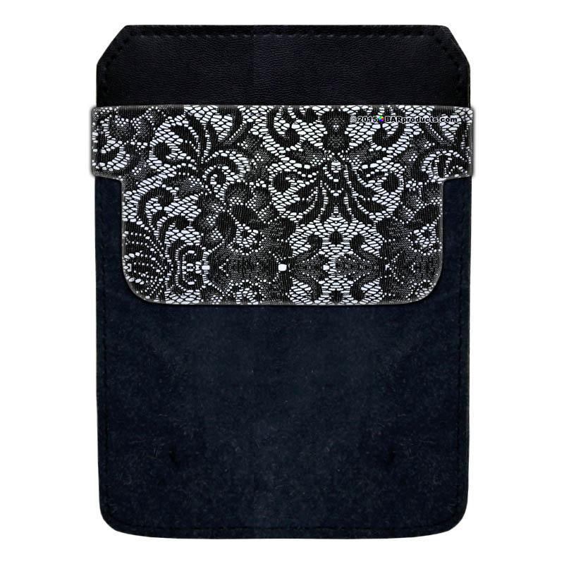 DekoPokit™ - Bottle Opener Back Pocket Protector - White and Black Lace - Image 12