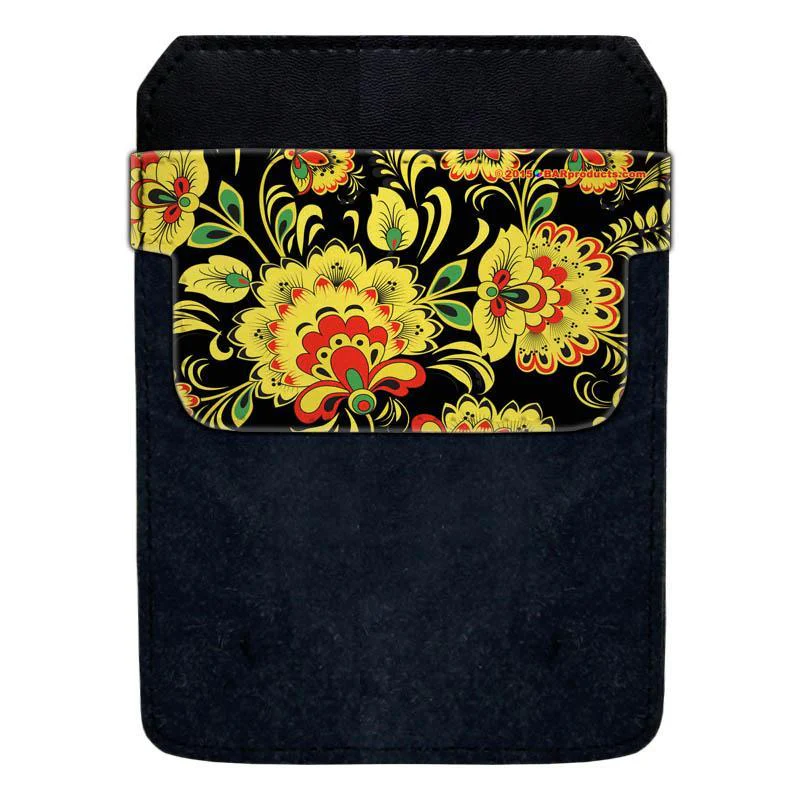 DekoPokit™ - Bottle Opener Back Pocket Protector - Yellow and Black Floral - Image 12
