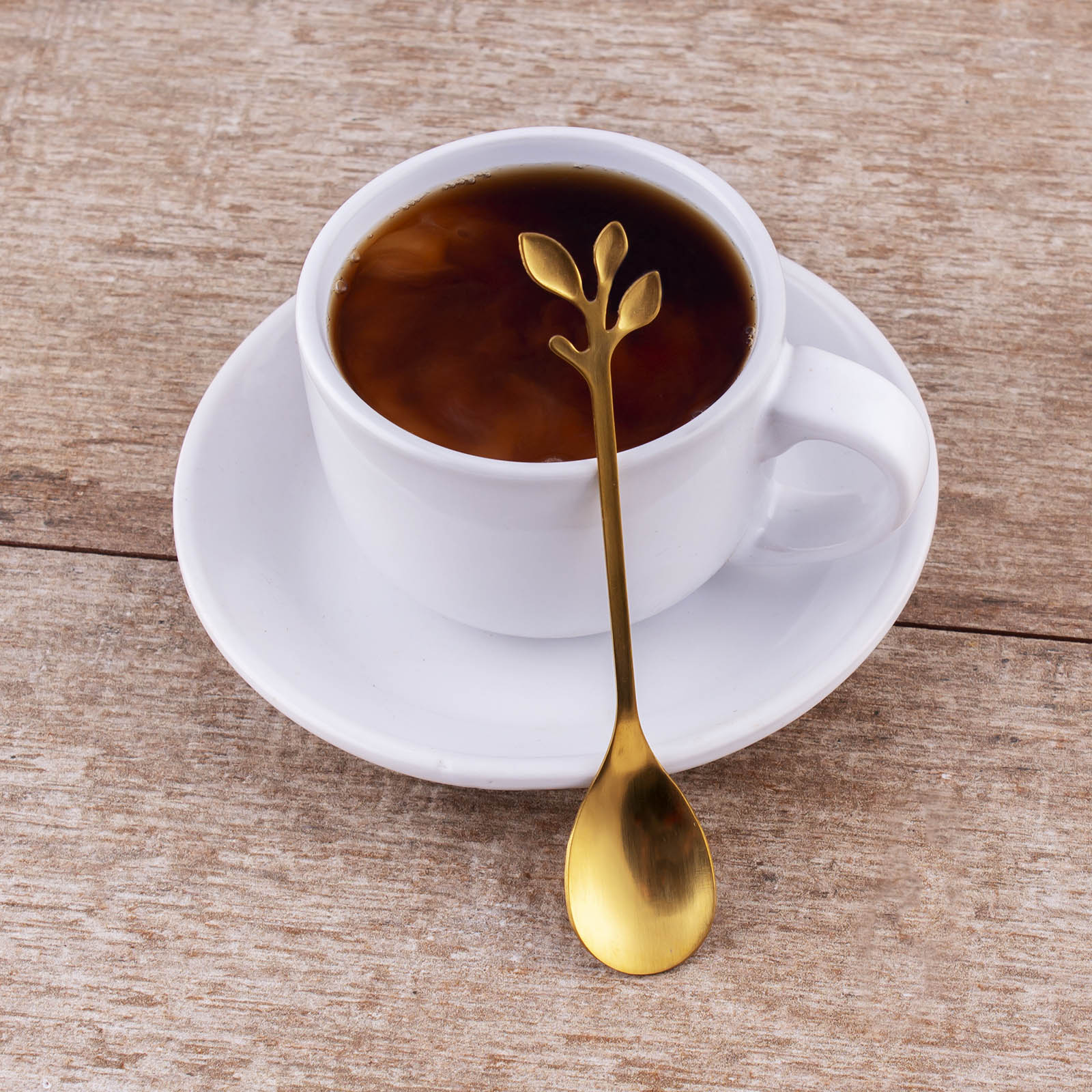 Demi Leaf Spoon (Stainless Steel or Gold) - Image 4