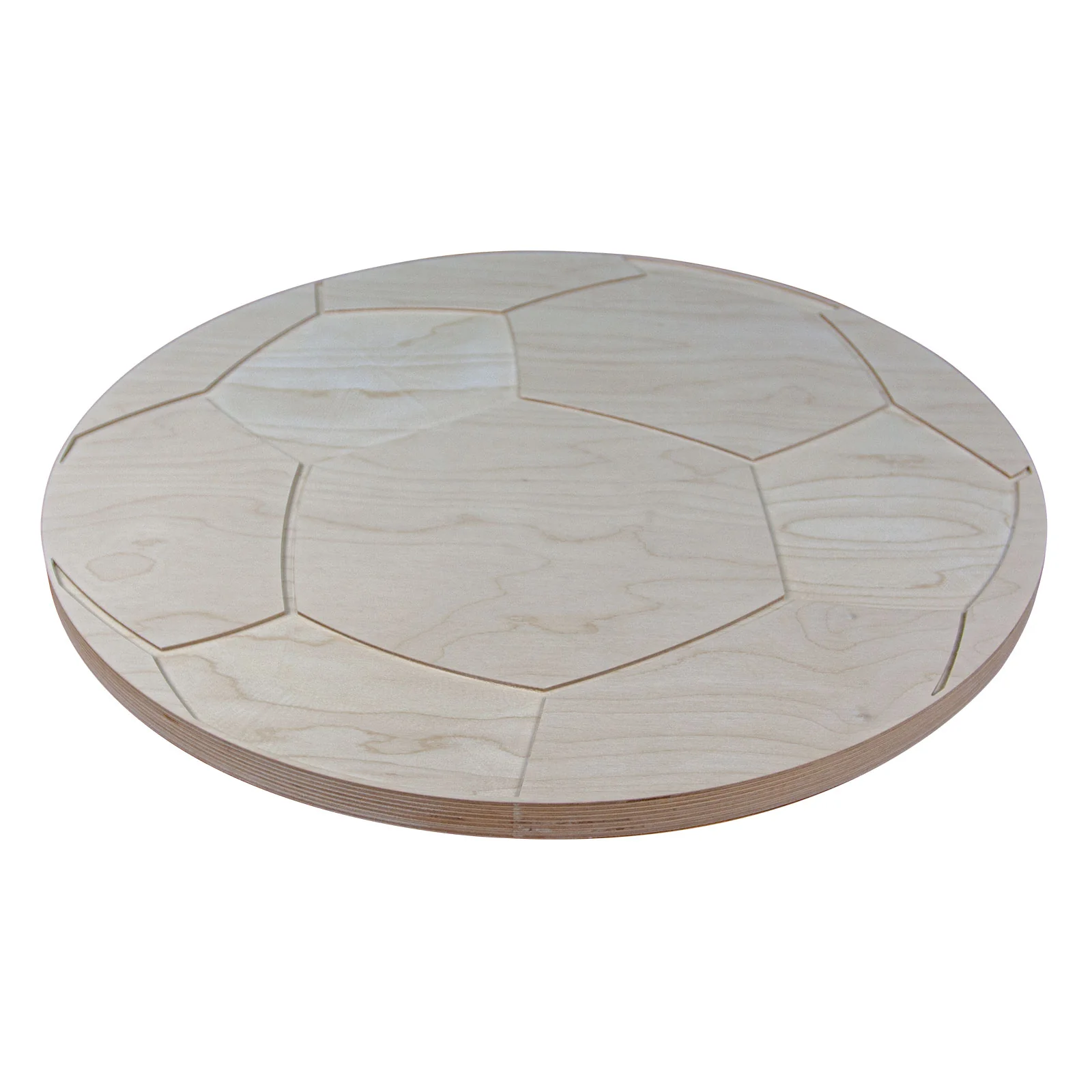 DIY Wooden Table Top - Soccer Ball - DIY Epoxy / Paint - Image 3