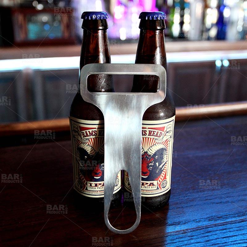BarConic® HAMMERHEAD™ Double Bottle Opener with V-Rod® - Image 5