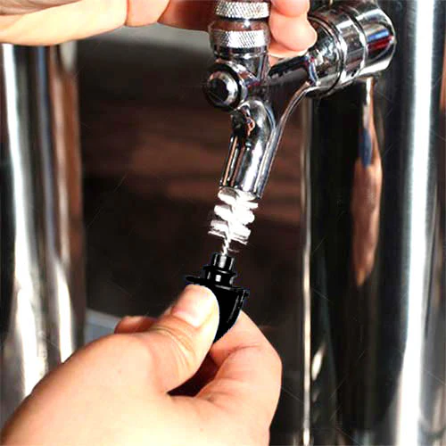 Draft Beer Faucet Cap and Brush - 5 Pack - BarConic® - Image 2