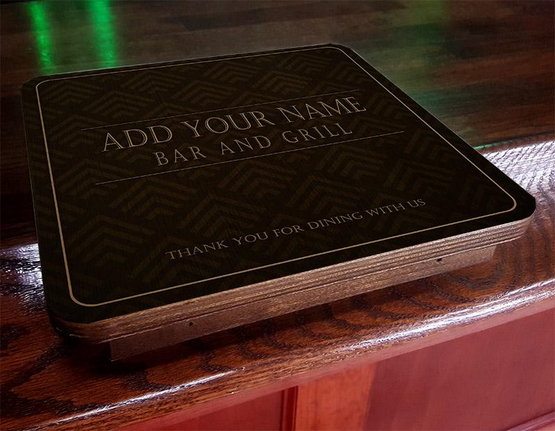 Drunk Bunk™ - CUSTOMIZABLE Elegant Pattern Design - Bar Top Dining Platform
