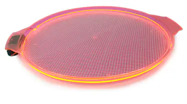 Electric Flash Serving Trays w/ Handles - 15.5" Diameter - Color Options - Image 2