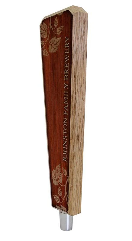 Elegant Cherry Wood - Oak Wood Beer Tap Handle - Flared Shape - Image 5