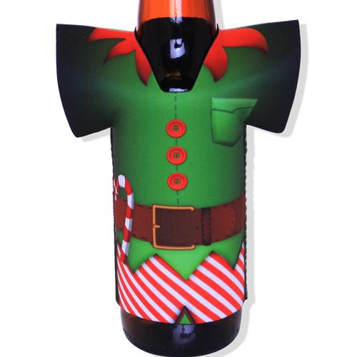 Elf Version 2 T-Shirt Style Bottle Cooler - Image 4
