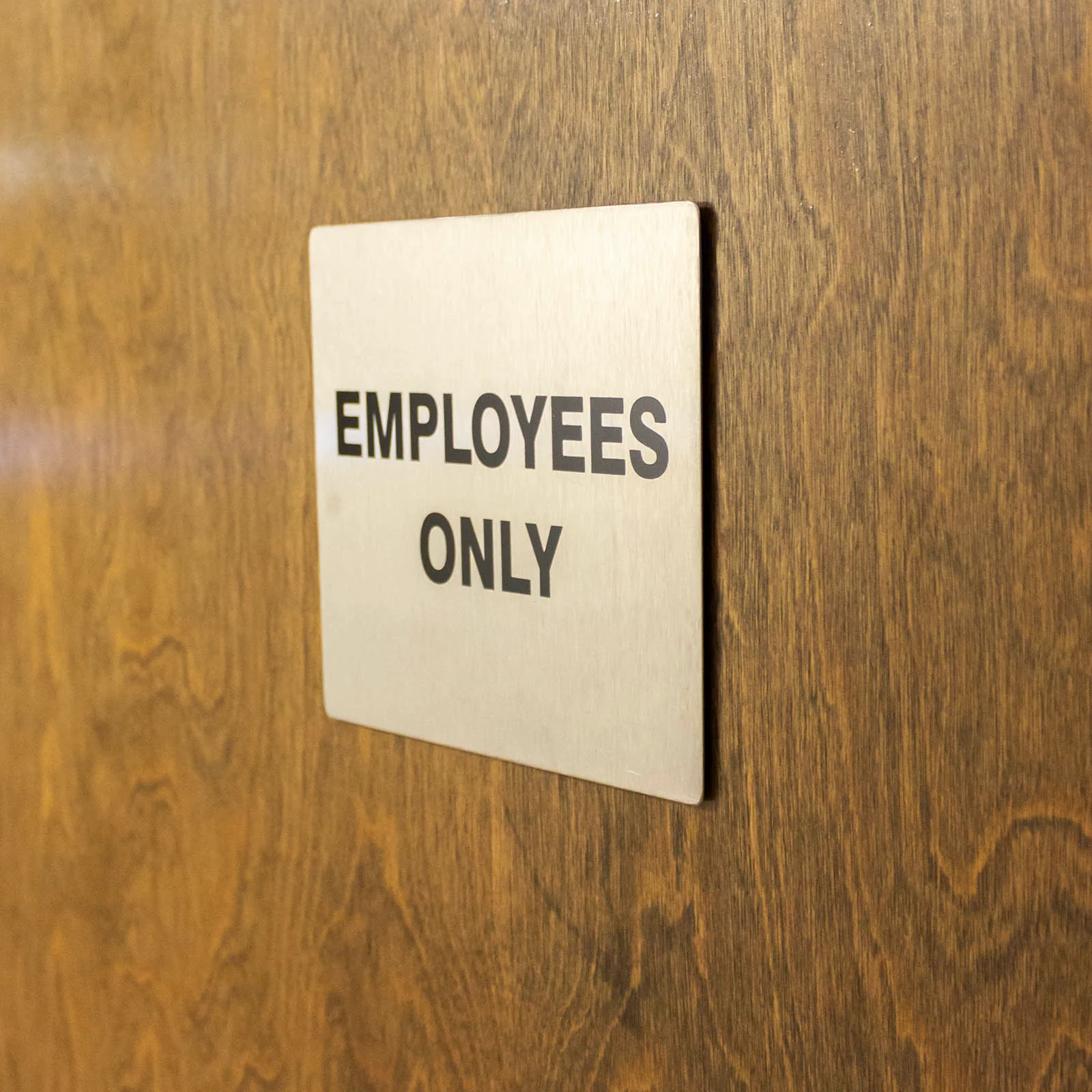 Employee Only Sign - Image 2