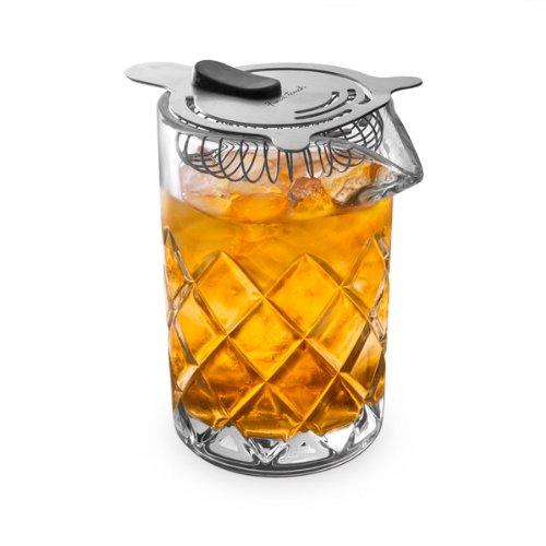 Final Touch® Diamond Pattern Mixing Pitcher & Strainer - Image 3