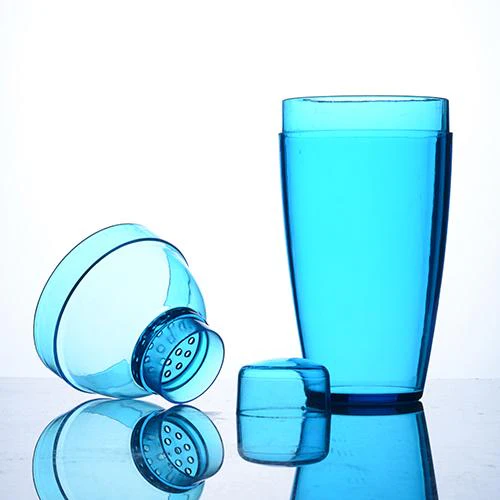 Fineline Plastic 3 Piece 10oz Cocktail Shaker - Image 6