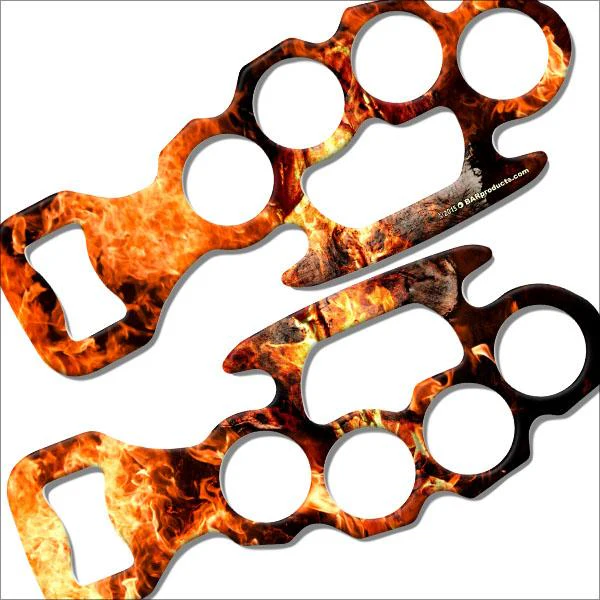 Fire Kolorcoat™ Knuckle Buster Bottle Opener