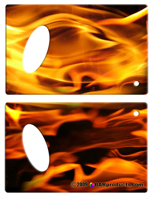 Flames Credit Card Bottle Opener