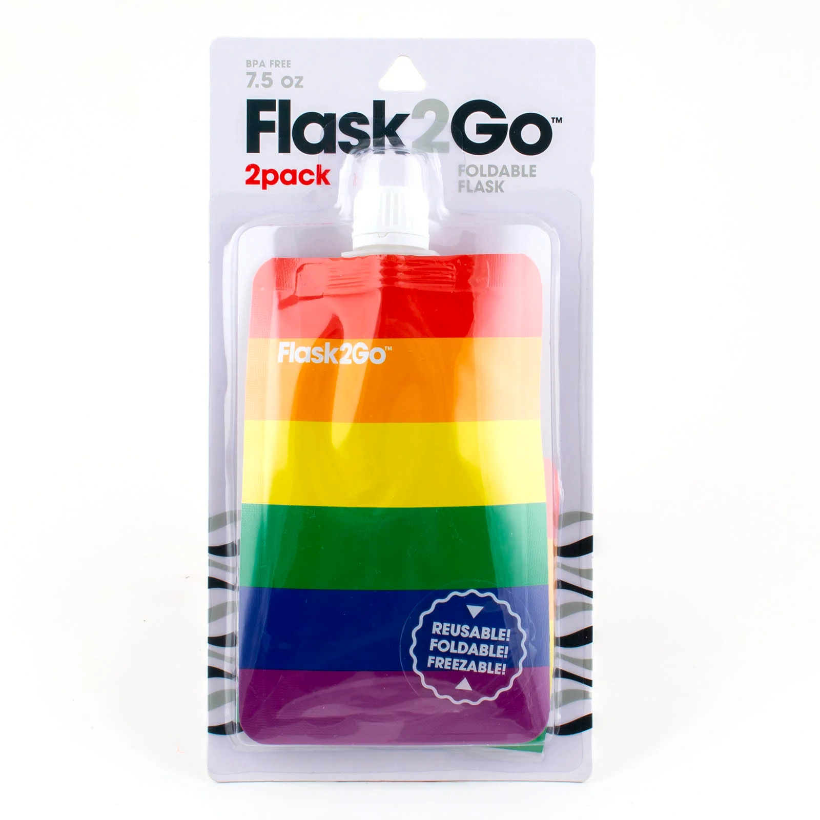 Flask2Go - 7.5oz - 2 pack (Color Options) - Image 4