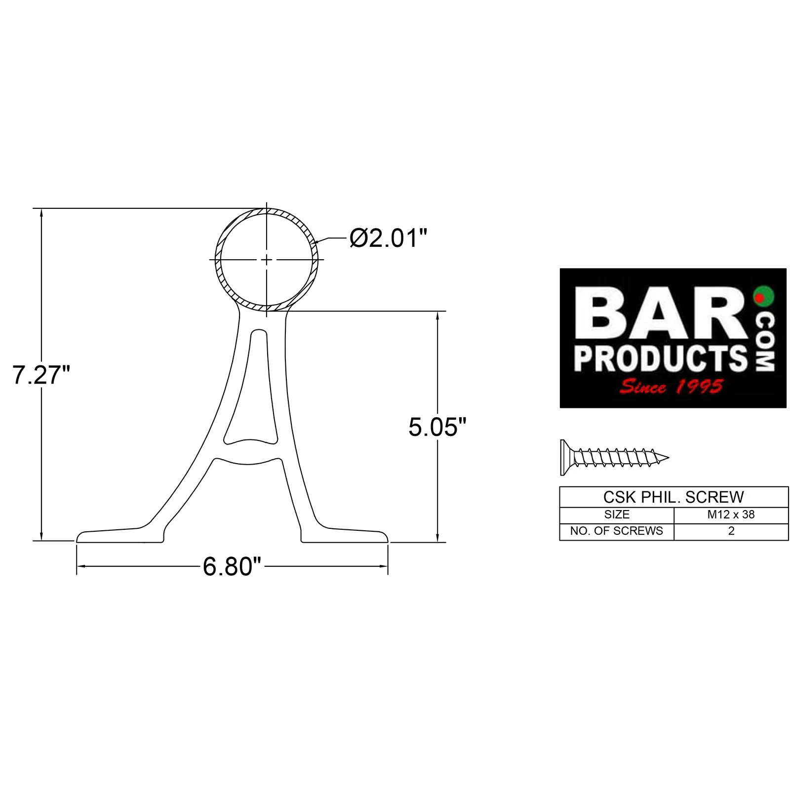Floor Mount Bracket (Metal Options) - Image 5