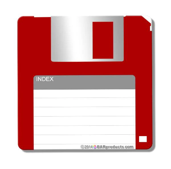 Floppy Disk Foam Kolorcoat™ Coaster- 3.5 inch Square - Image 5