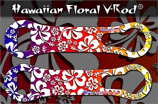Floral Hawaiian Pattern - Rainbow V-Rod® Opener