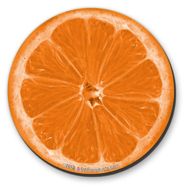 Foam Kolorcoat™ Coaster - 4 inch Round - Citrus - Image 3
