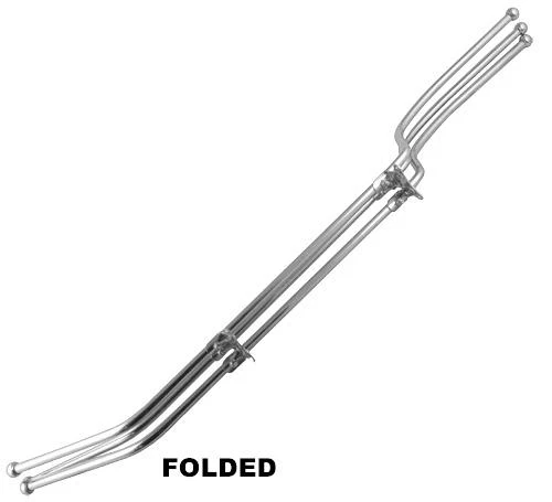 Folding Champagne Stand - Chrome Plated - Image 2