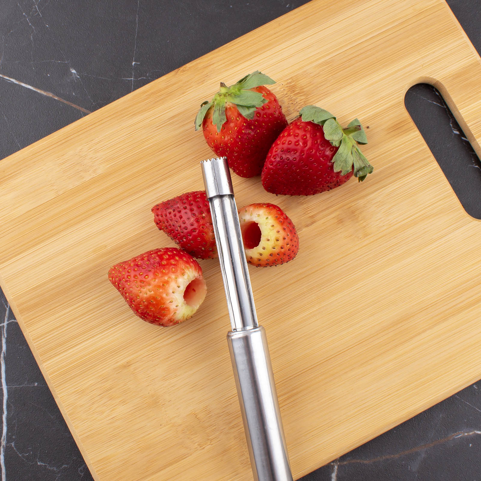 Fruit Corer - Stainless Steel - 5 piece Set - BarConic® - Image 2