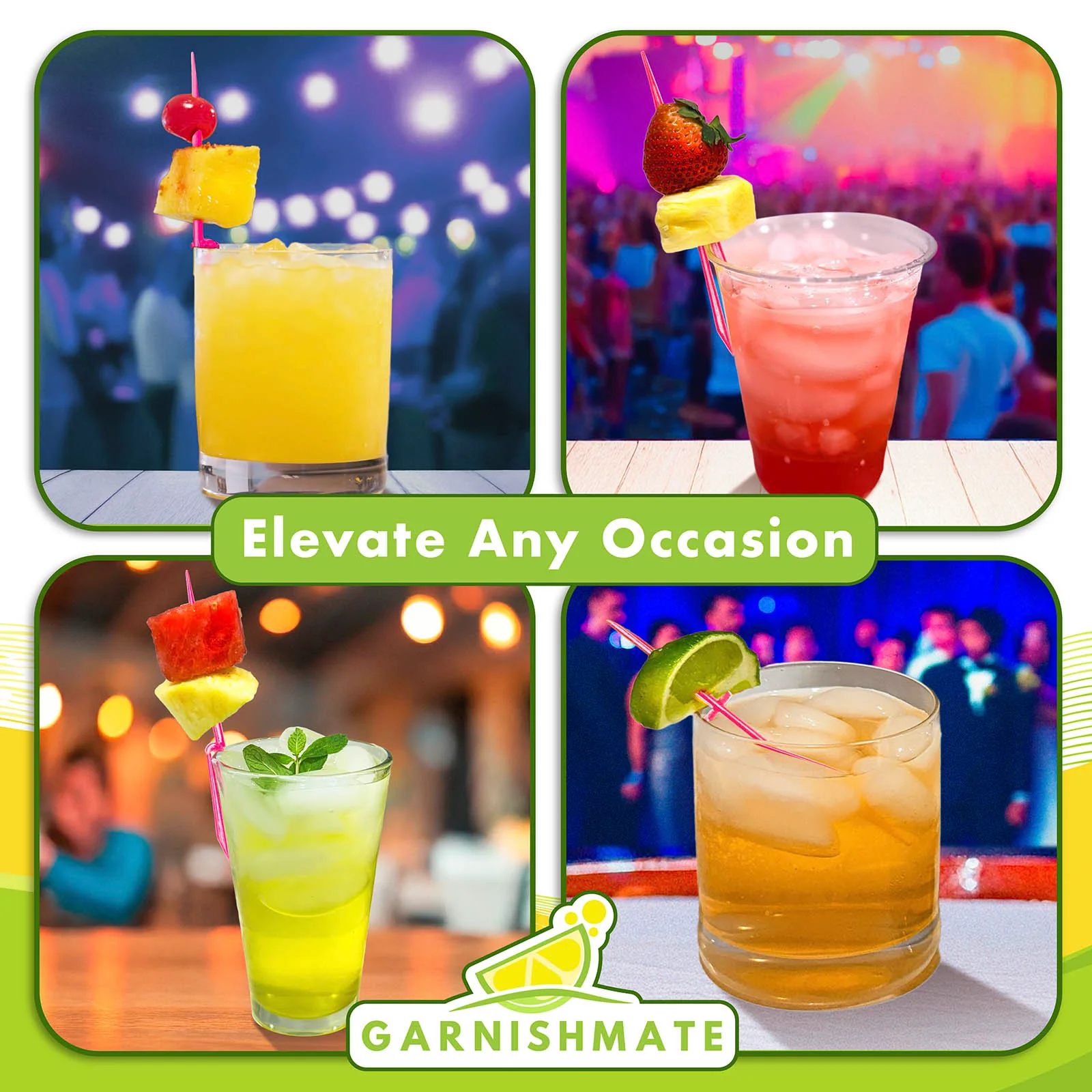 Garnishmate Cocktail Picks - (Color Variety) - Image 5