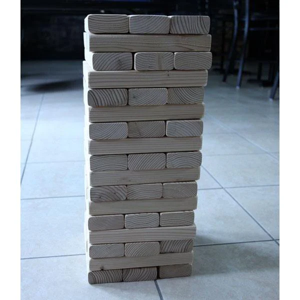 Giant Block Stacking Game - Image 5