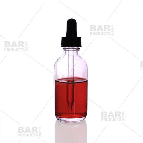 Glass Bitters Cocktail Dropper Bottle - 2 oz - Clear - Image 4