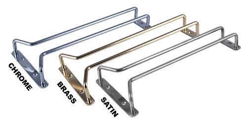 Glass Hanger Racks - Single Rail
