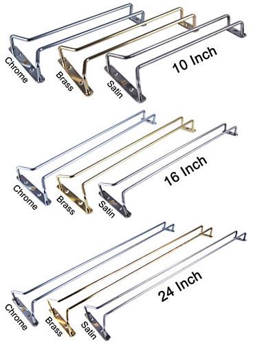 Glass Hanger Racks - Single Rail - Image 3