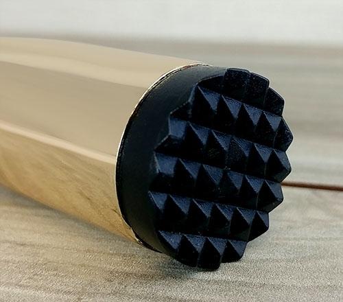 BarConic® Gold Plated Muddler w/ Black Serrated Tip - Image 4