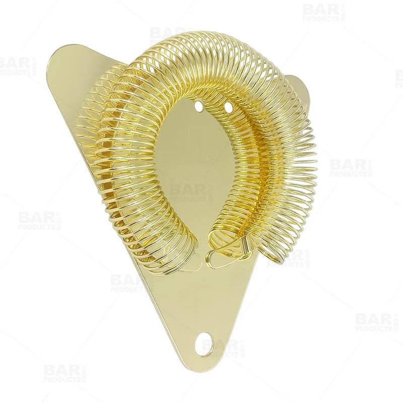 BarConic® Gold Plated Triangle Cocktail Strainer - Image 3