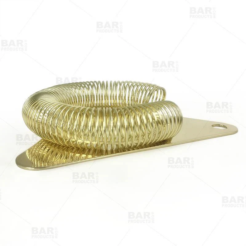BarConic® Gold Plated Triangle Cocktail Strainer - Image 5