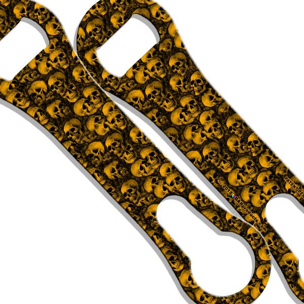 Gold Skulls V-Rod® Bottle Opener