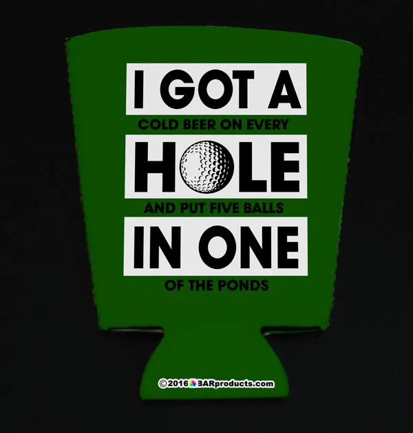 Golf Pint Glass Cooler - ADD YOUR NAME - Image 4