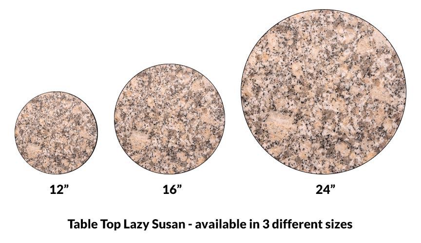 GRANITE Design Lazy Susan - 3 Different Sizes - For Kitchen Table Top - Handcrafted in USA - Image 3