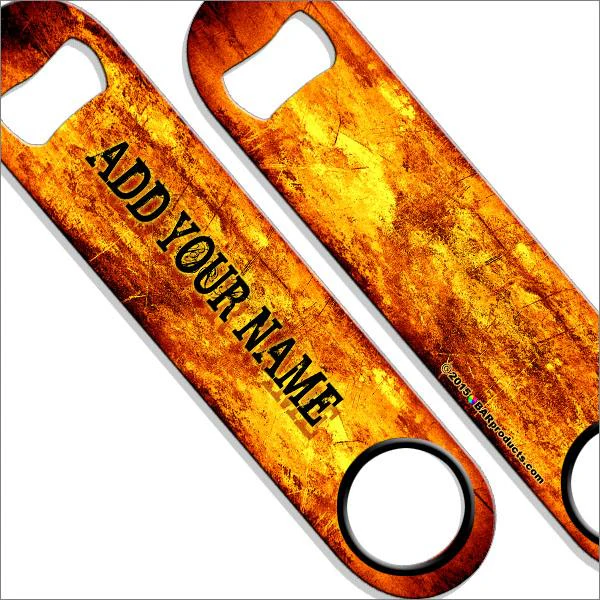 Grunge SPEED Bottle Opener – Several Color Options - ADD YOUR NAME - Image 3