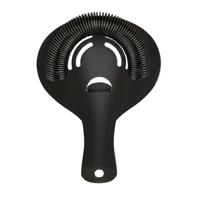 Gun Metal Plated Hawthorne Cocktail Strainer