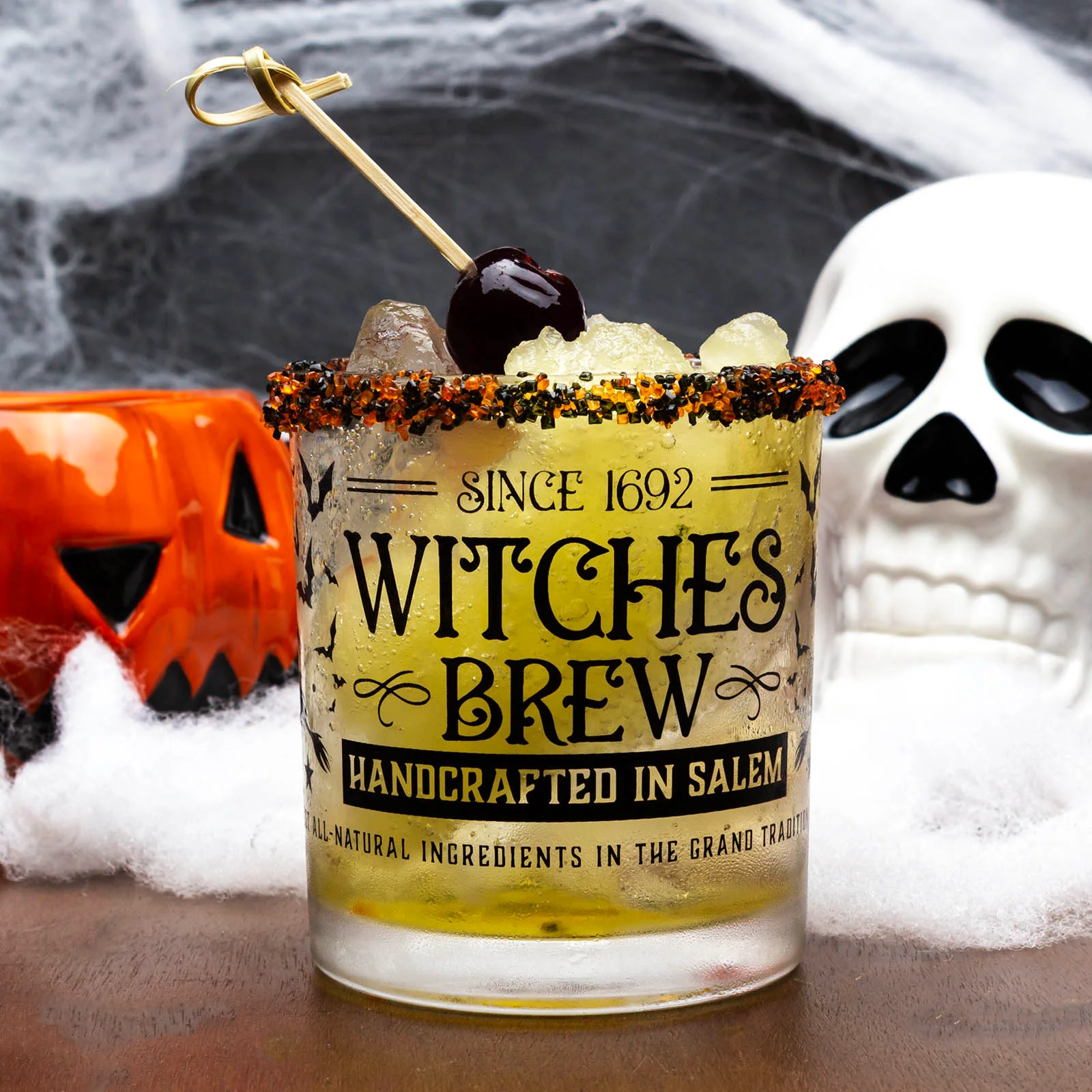 Halloween Cocktail Glass - Witches Brew - Image 2