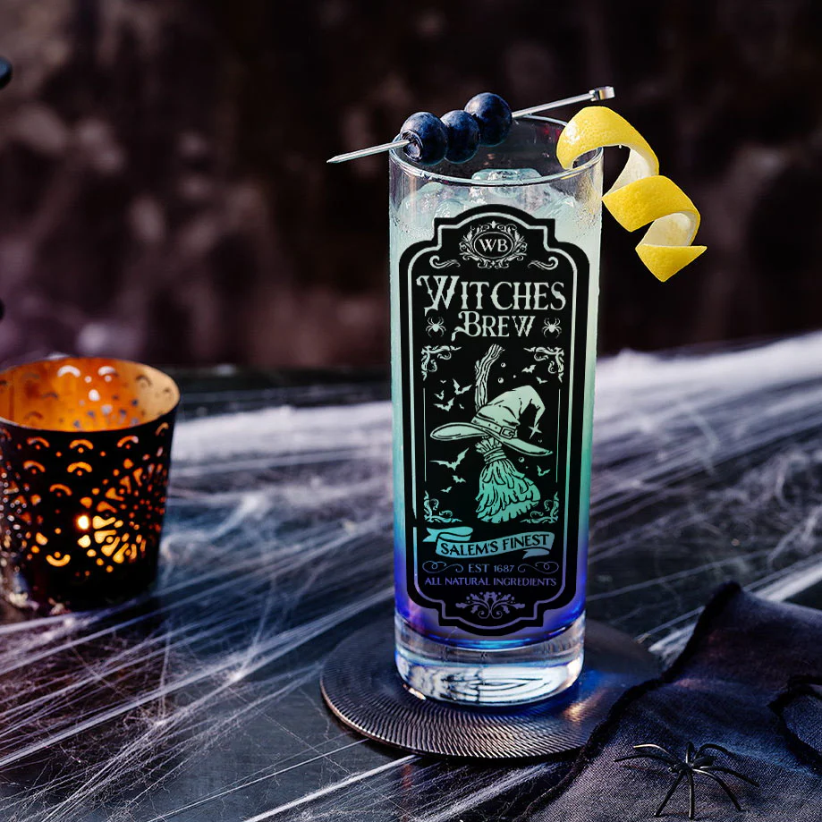 Halloween Themed Apothecary Glasses - 9.5 Ounce BarConic Highball - Image 3