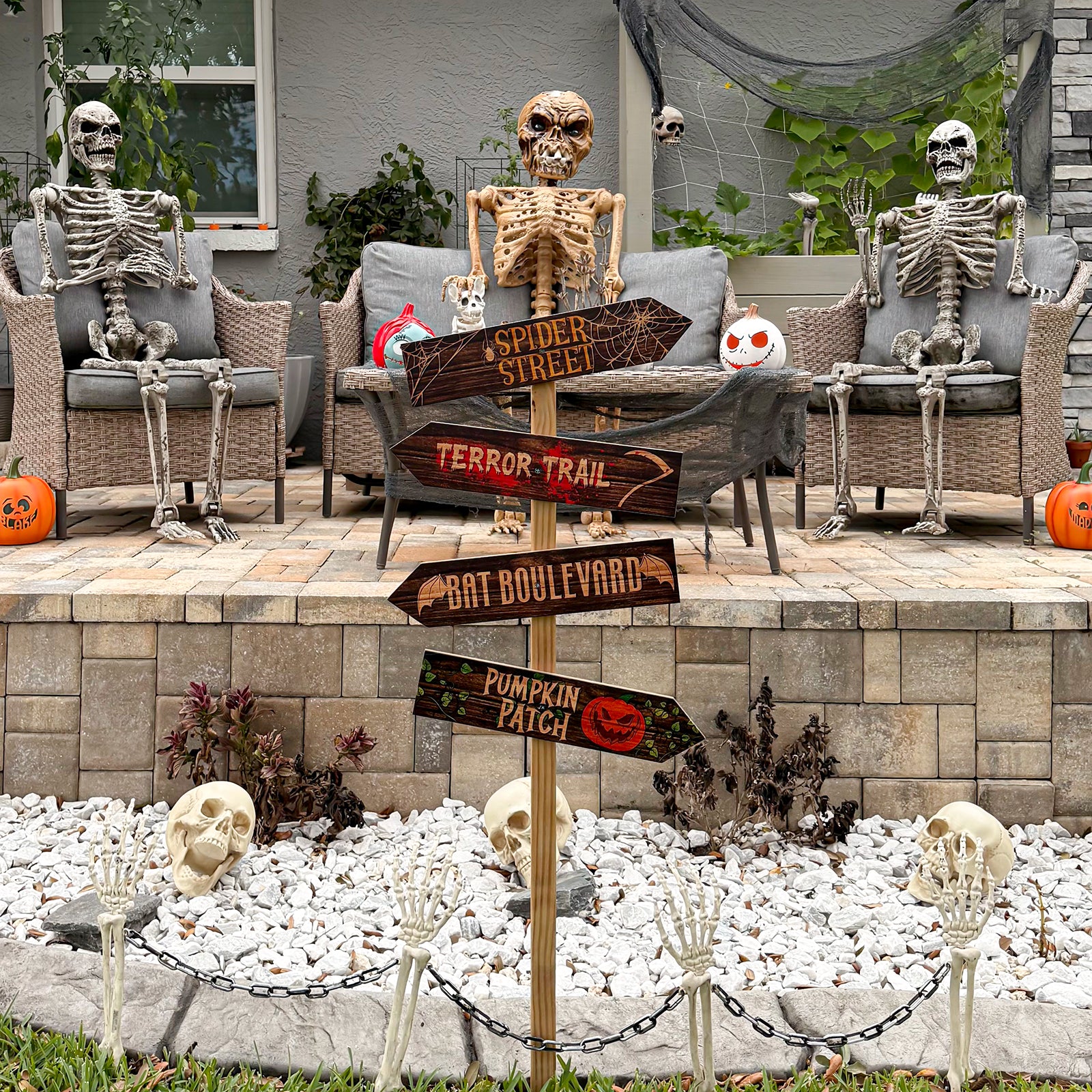 Halloween Wood Arrow Signs - 6 Designs Options - Image 2