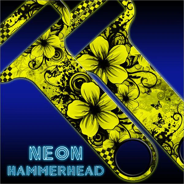 Cool Floral HAMMERHEAD™ NEON Bottle Opener - Image 2