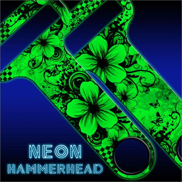 Cool Floral HAMMERHEAD™ NEON Bottle Opener - Image 3